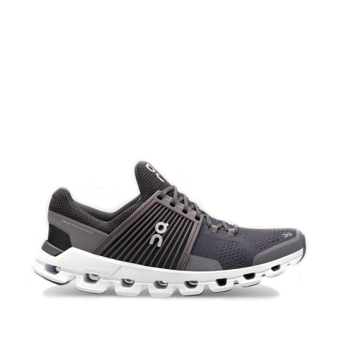 On Running Women`s Shoe Cloudswift in Shark/shadow Medium - Gray