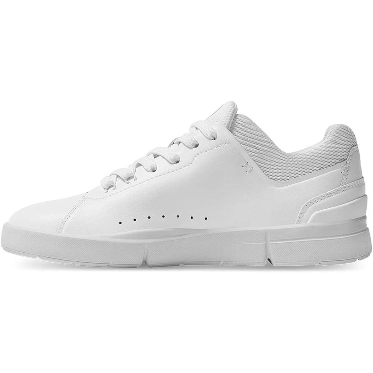 On Running Womens The Roger Advantage Tennis Shoe - All White - All White