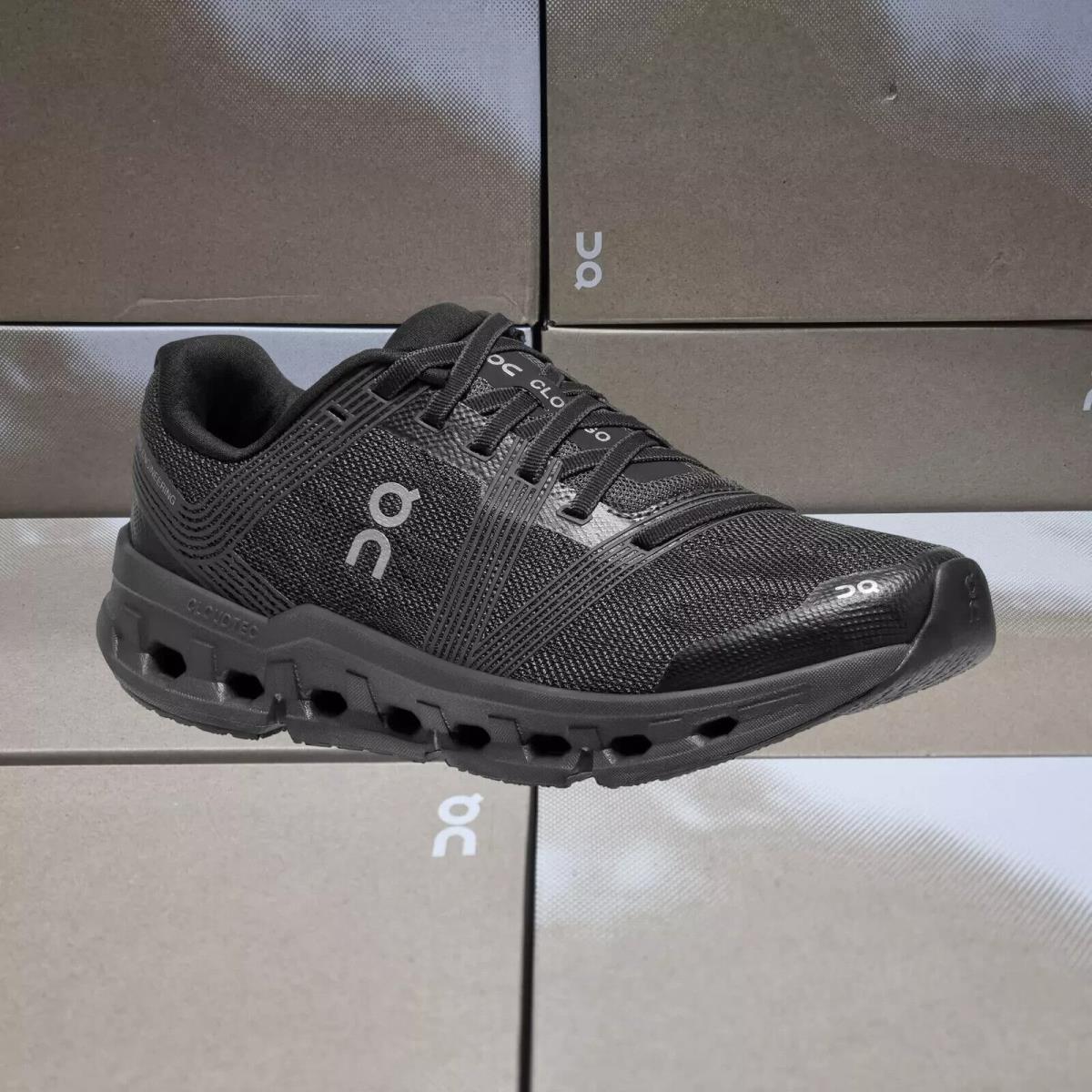 On Running Cloudgo Black/eclipse Size 10 Wide 2E 65.98617 Men`s Running Shoes