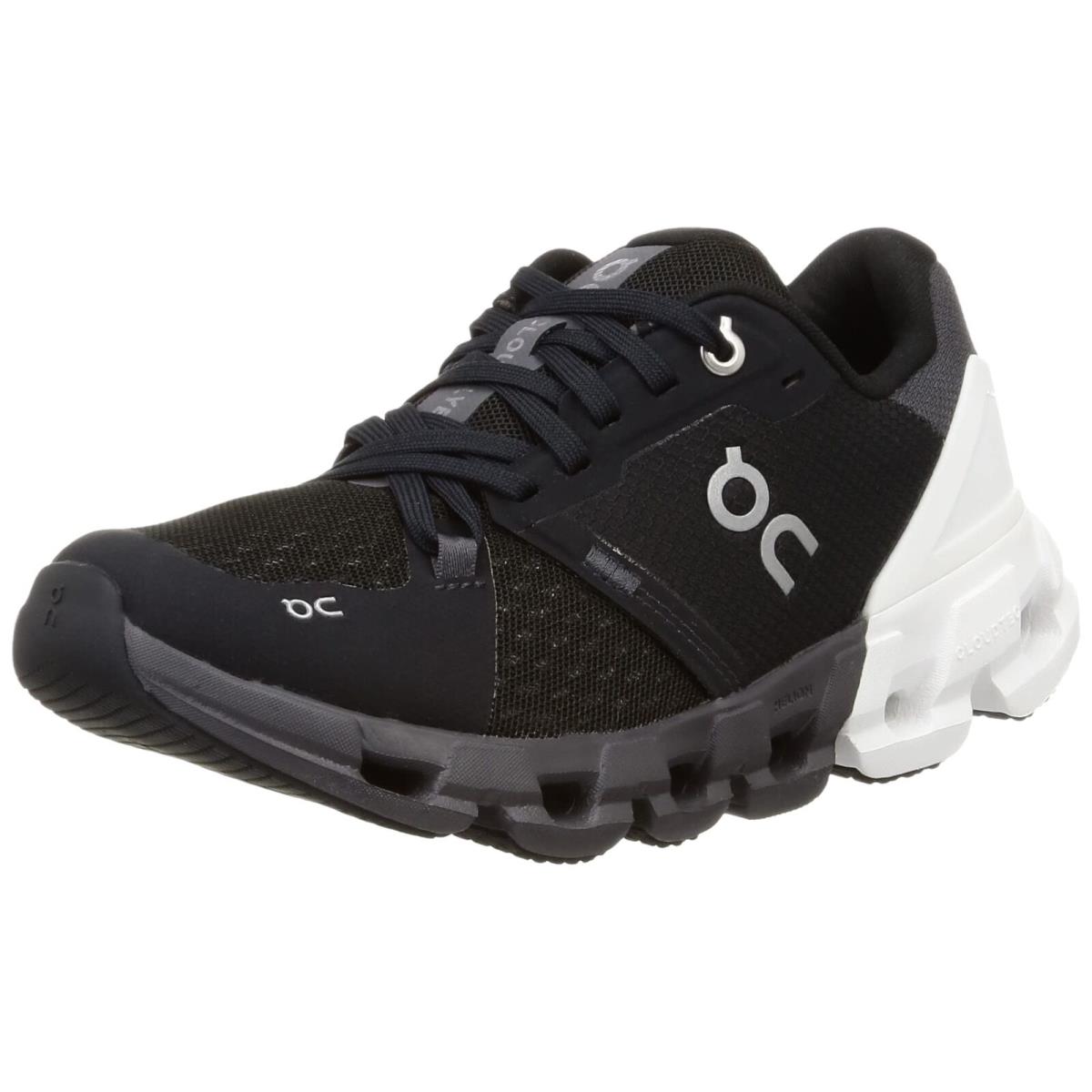 On Running 81.98663 Womens Running Shoes Sneakers Cloudflyer 4 Wide Black/white