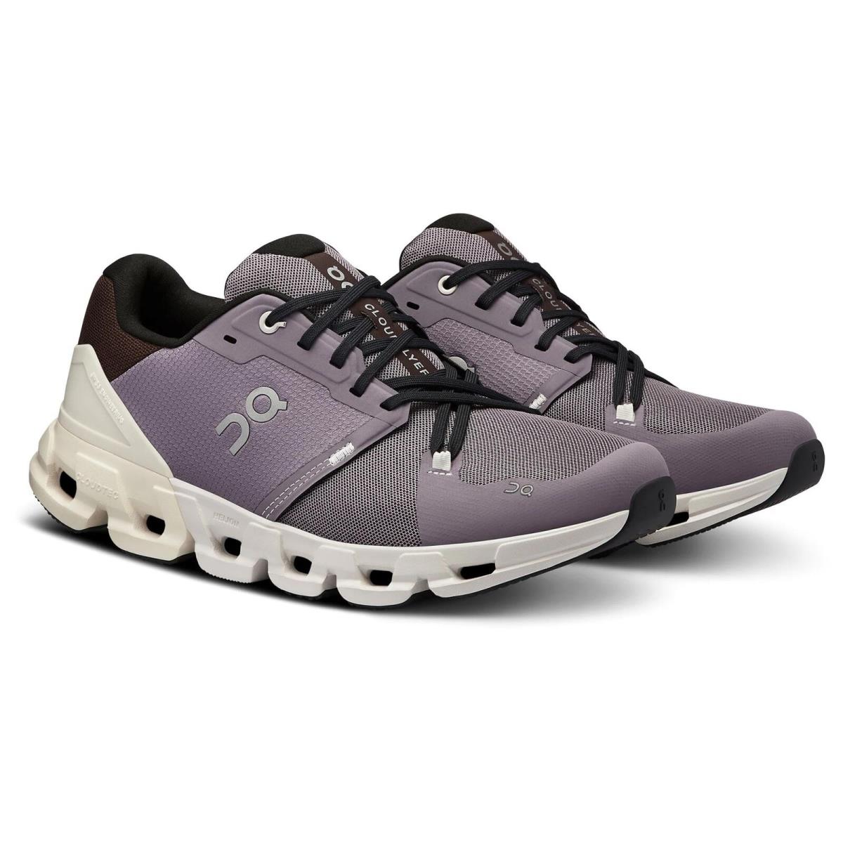 ON Running Men`s Cloudflyer 4 Running Shoe Shark Pearl US Footwear Size Syst - Shark | Pearl