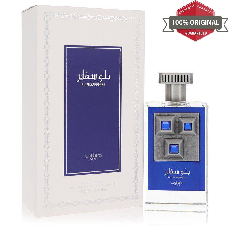 Lattafa Pride Blue Sapphire Cologne 3.4 oz Edp Spray Unisex For Men