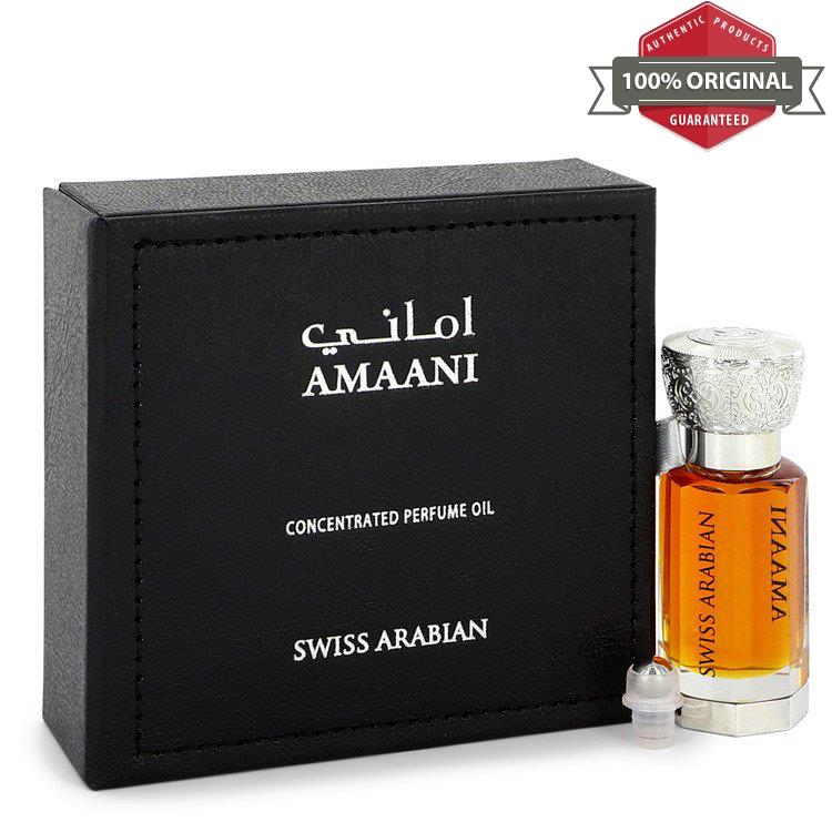 Swiss Arabian Amaani .40 oz Perfume Oil Unisex For Men by Swiss Arabian