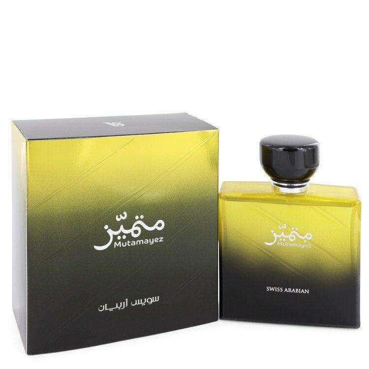 Mutamayez Cologne by Swiss Arabian Men Perfume Eau De Parfum Spray 3.4 oz Edp