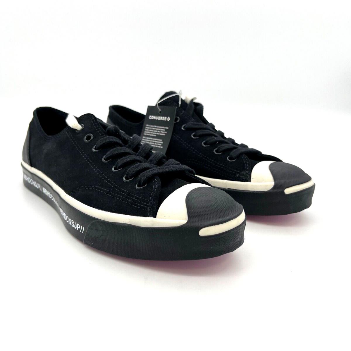 Converse Neighborhood Jack Purcell Ox BL Sz 6 Mens 7.5 Womens Black White 165604