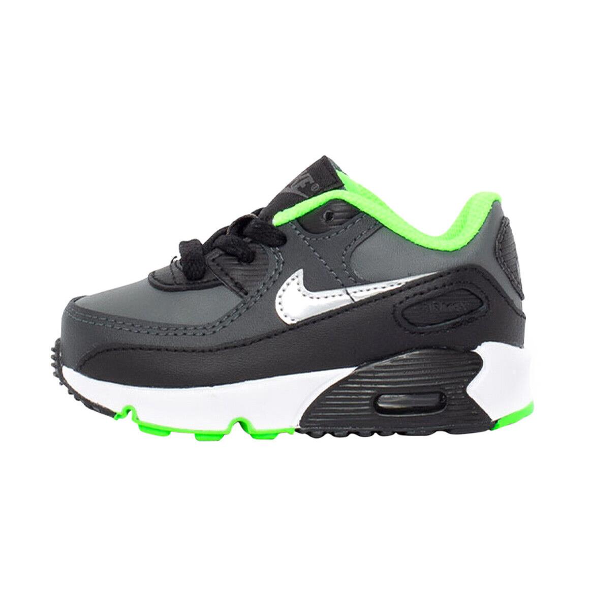 Toddler`s Nike Air Max 90 Ltr Black/chrome-dk Smoke Grey CD6868 016 - 5 - Black/Chrome-Dk Smoke Grey