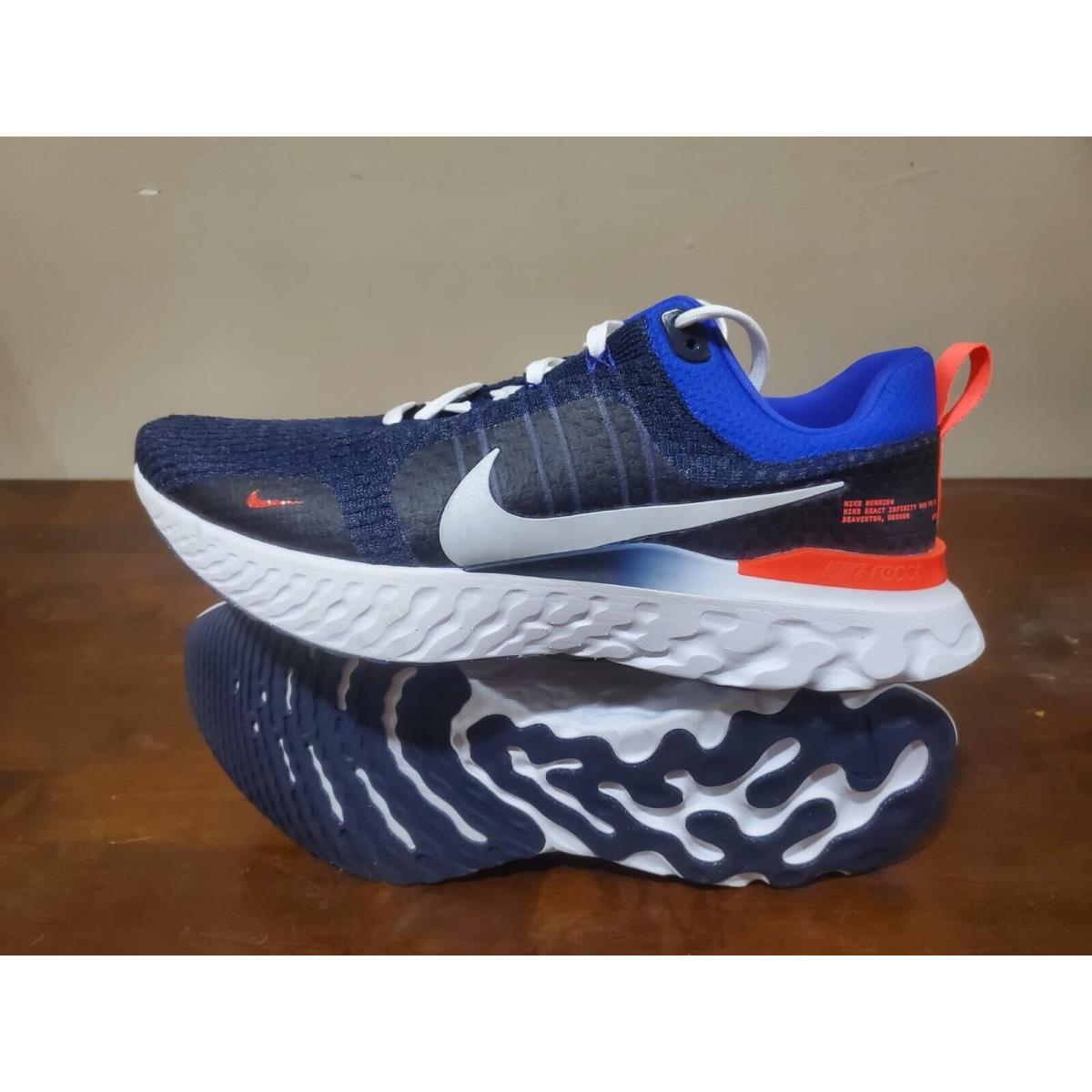 Nike Men`s React Infinity Run FK Flyknit 3 FD0364 419 SZ 14 - Multicolor