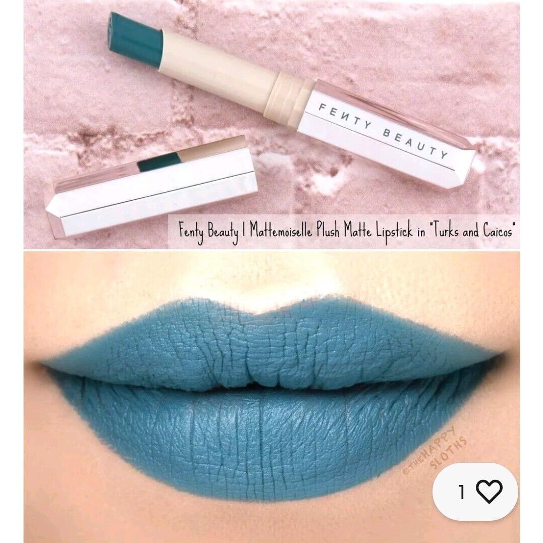 Fenty Beauty Mattemoiselle Plush Matte Lipstick Turks Caicos Deep Teal