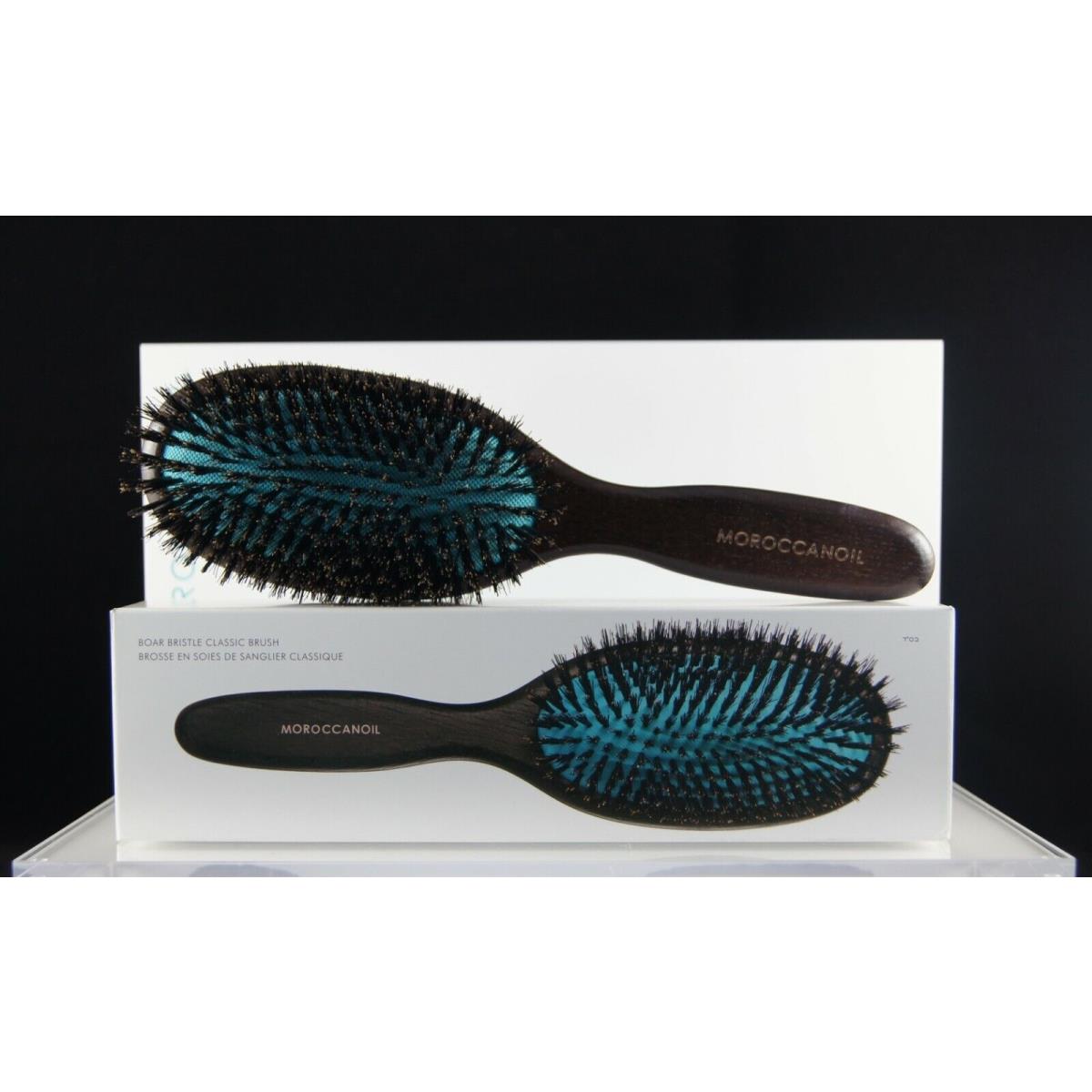 Moroccanoil Boar Bristle Brush Paddle / Teasing / 25 35 45 mm Round Classic 1 Pack