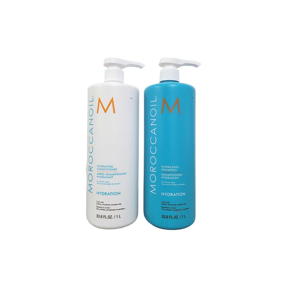 Moroccanoil Liter Duo Hydrating Shampoo Conditioner- 33.8oz