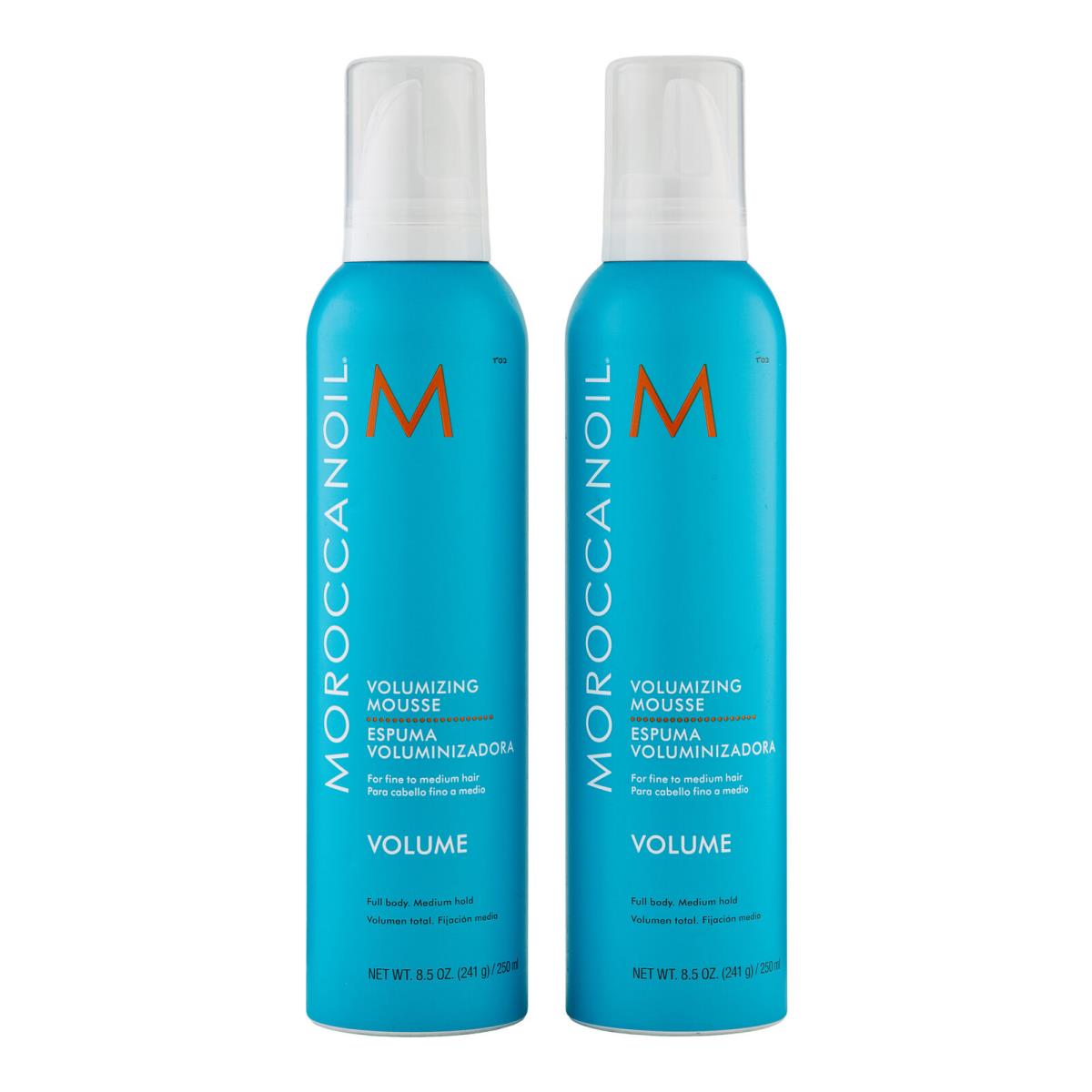 Moroccanoil Volumizing Mousse 2 ct 8.5 fl Oz. Hair Mousse