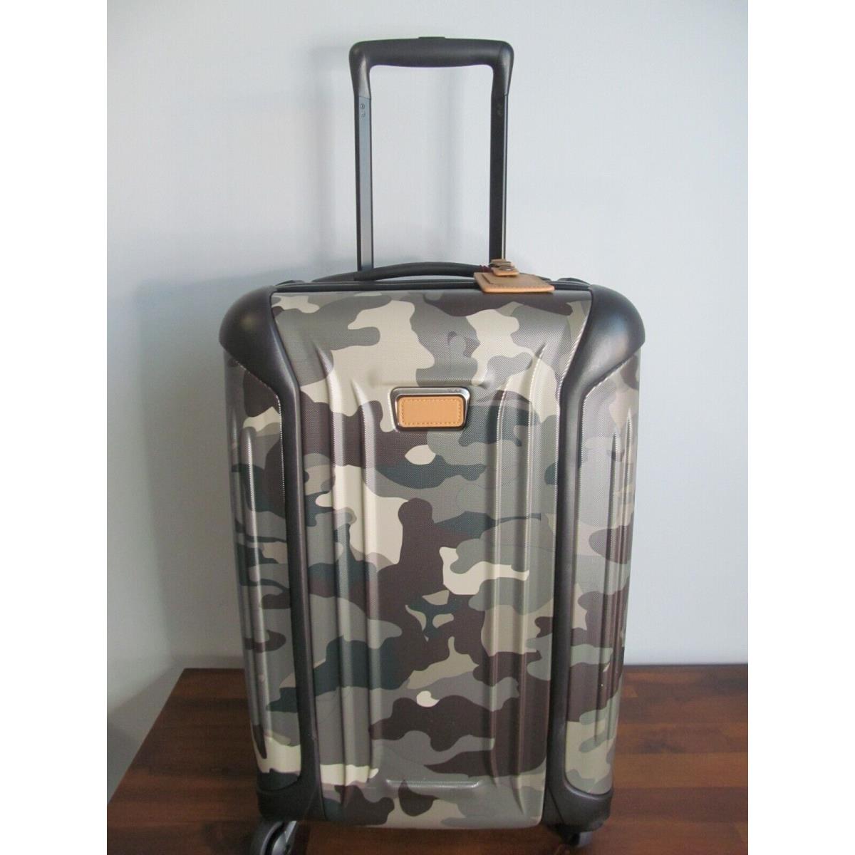 Tumi Packing Case-continental Multi Color Camo Carry On-tsa Locking System-nwt