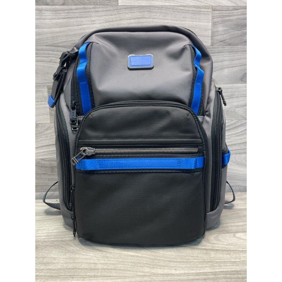 Tumi Alpha Bravo Blue Backpack A1D018728