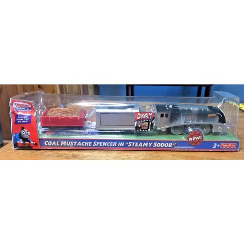 Thomas and Friends Coal Mustache Spencer Steamy Sodor Trackmaster Engine