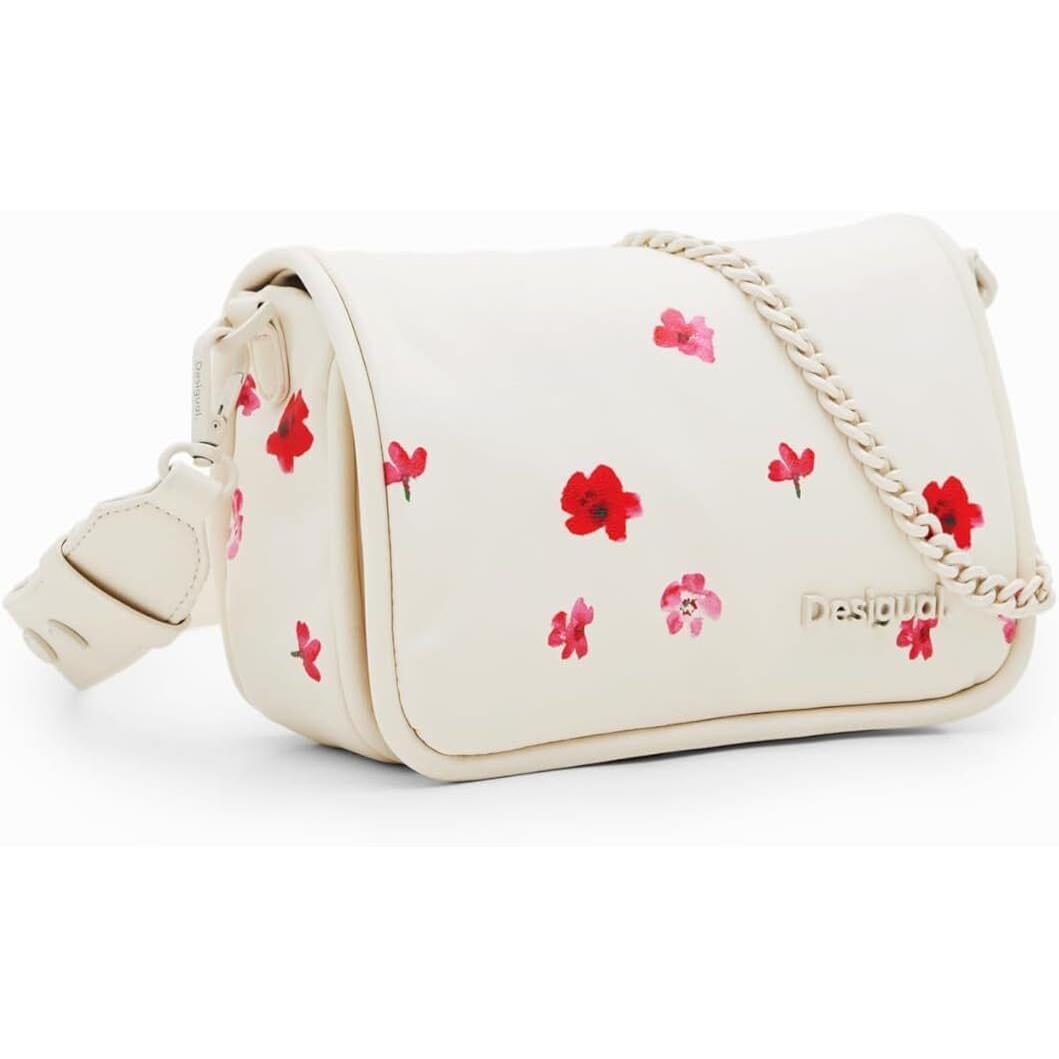 Desigual Accessories Pu Across Body Bag One Size White