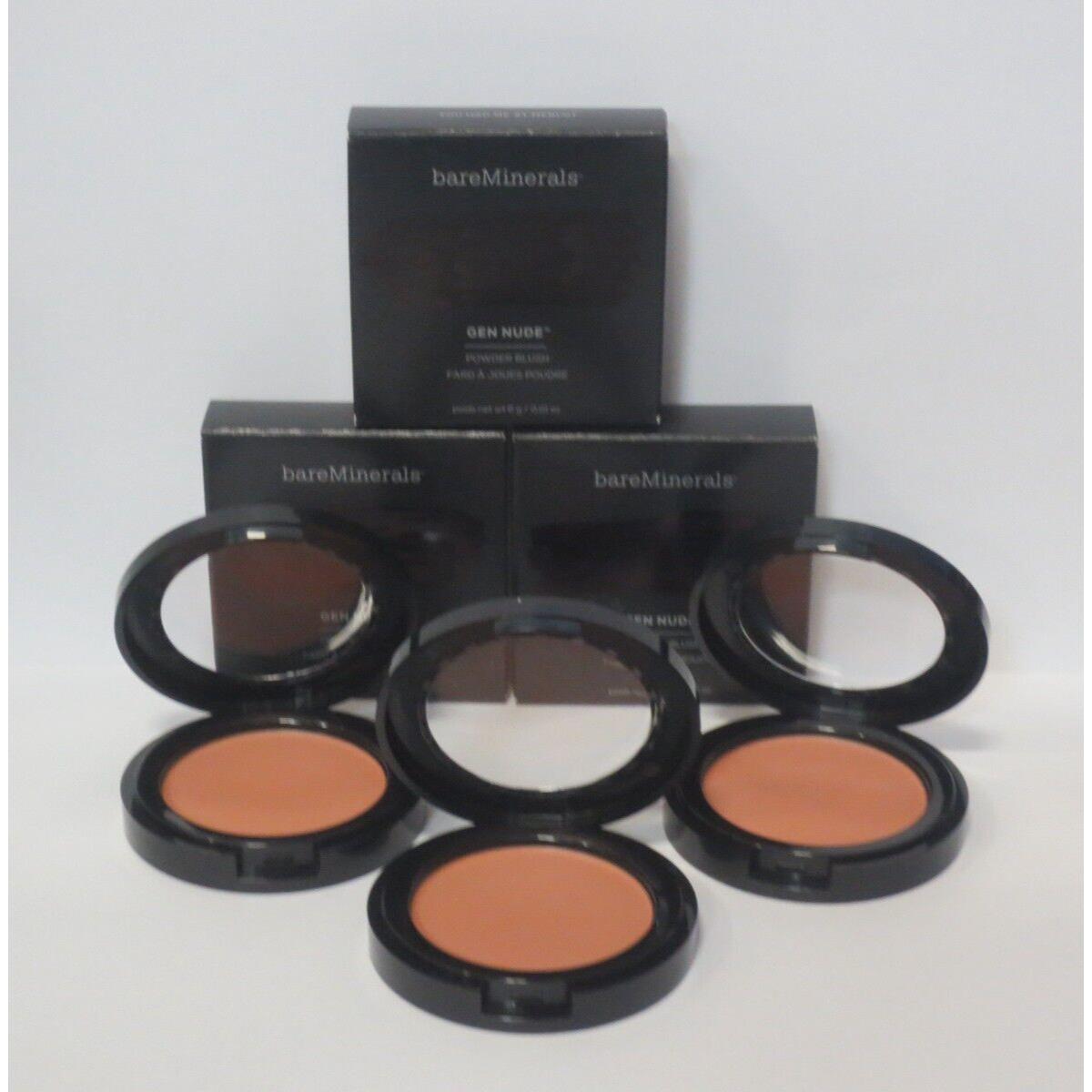 Bareminerals Gen Powder Blush That Peach Thou 0.21 OZ Boxed Details Lot 3