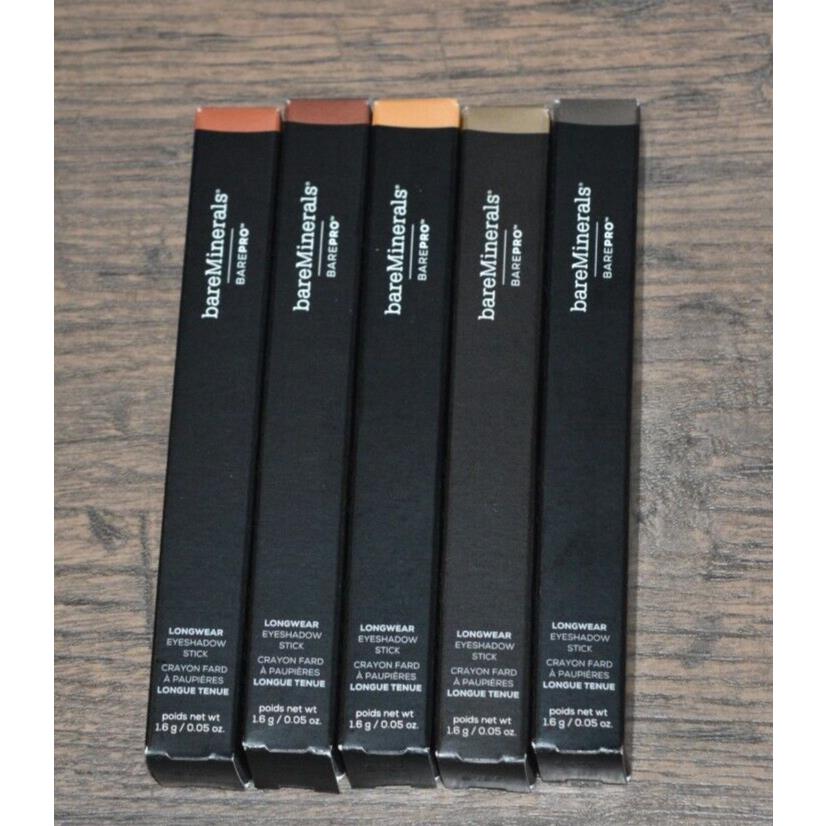 Bareminerals Barepro Eyeshadow Stick 5 Piece Collection Set