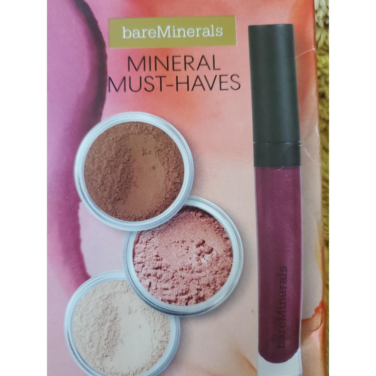 Bareminerals Mineral Must Haves Face Colour Finshing Powder Gloss Set