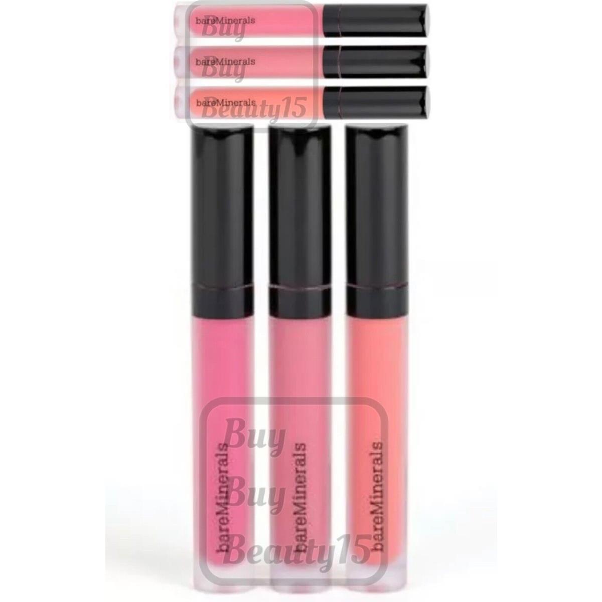 Bareminerals Lip Rehab Lip Lacquer Trio in Peaches and Pinks Limited Edition