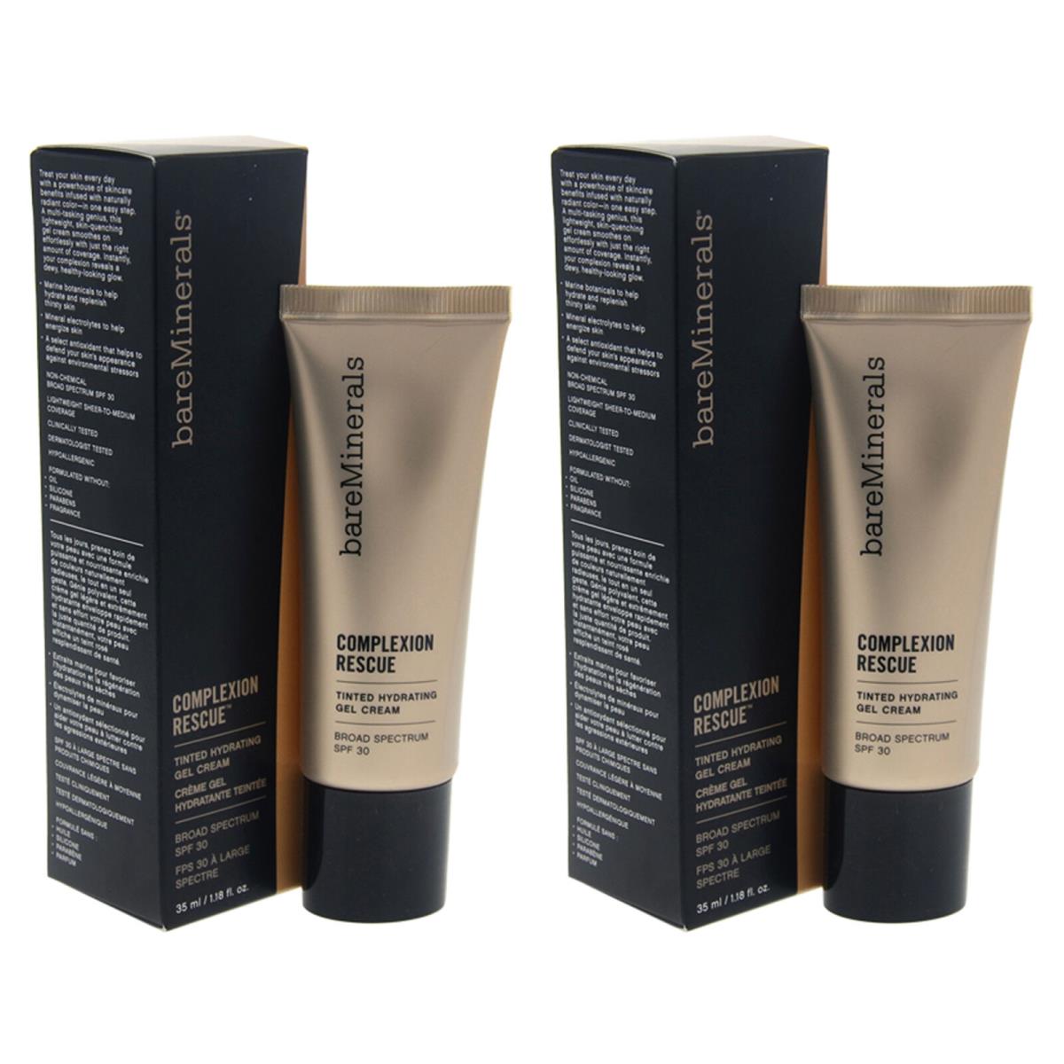 Bareminerals Tinted Hydrating Gel Cream Spf 30 - 05 Natural -w- 1.18 oz Pack-2