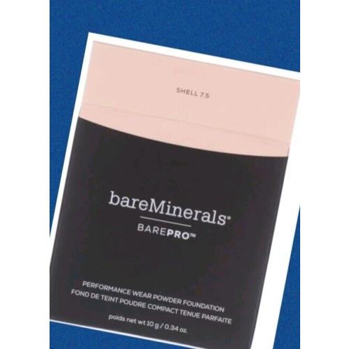 Bareminerals Barepro Performance Wear Powder Foundation 10g Shell 7.5