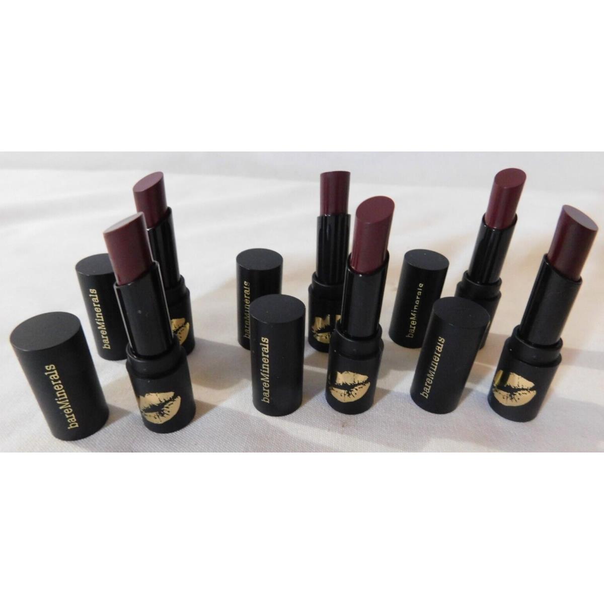 Bareminerals Nsfw Statement Luxe Shine Lipstick .12 oz X 6