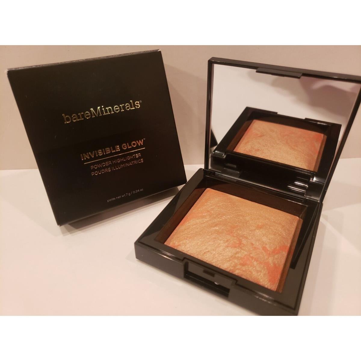 Bare Minerals Invisible Glow Powder Highlighter Dark to Deep 0.24 oz