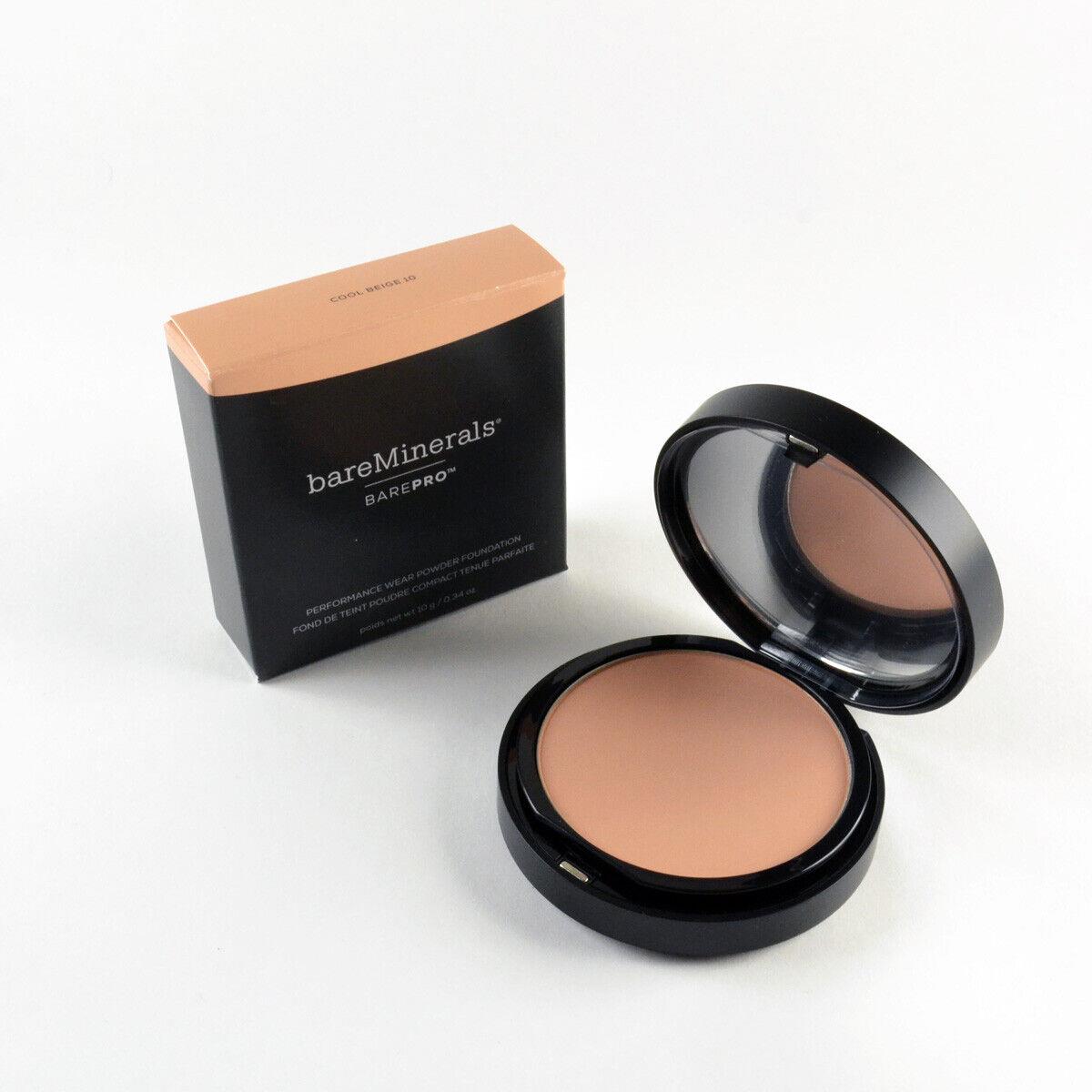 Bareminerals Barepro Performance Wear Powder Foundation Cool Beige 10 -size 10 g