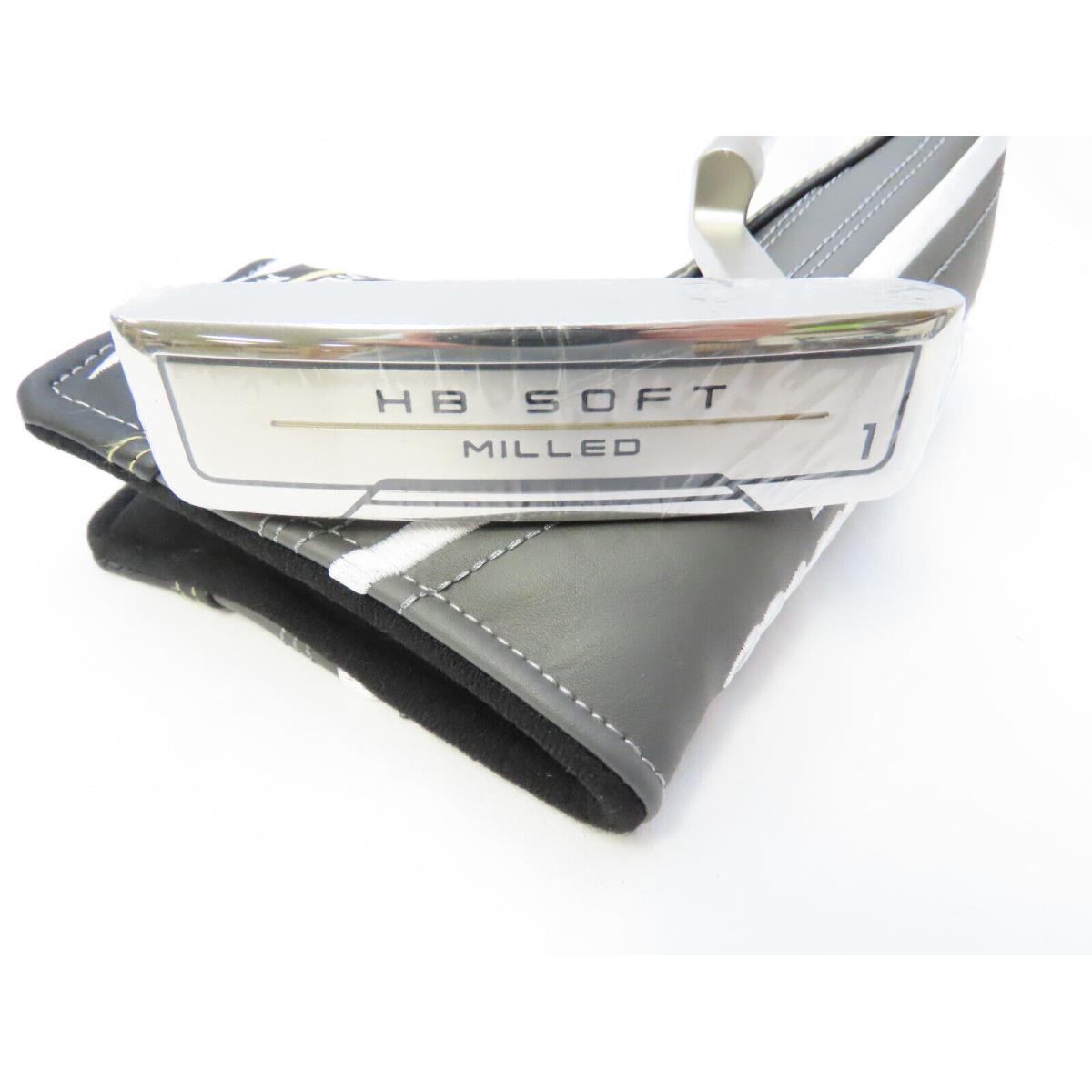 Cleveland HB Soft Milled 1 35 Putter Plumber`s Neck Steel Shaft + HC 35