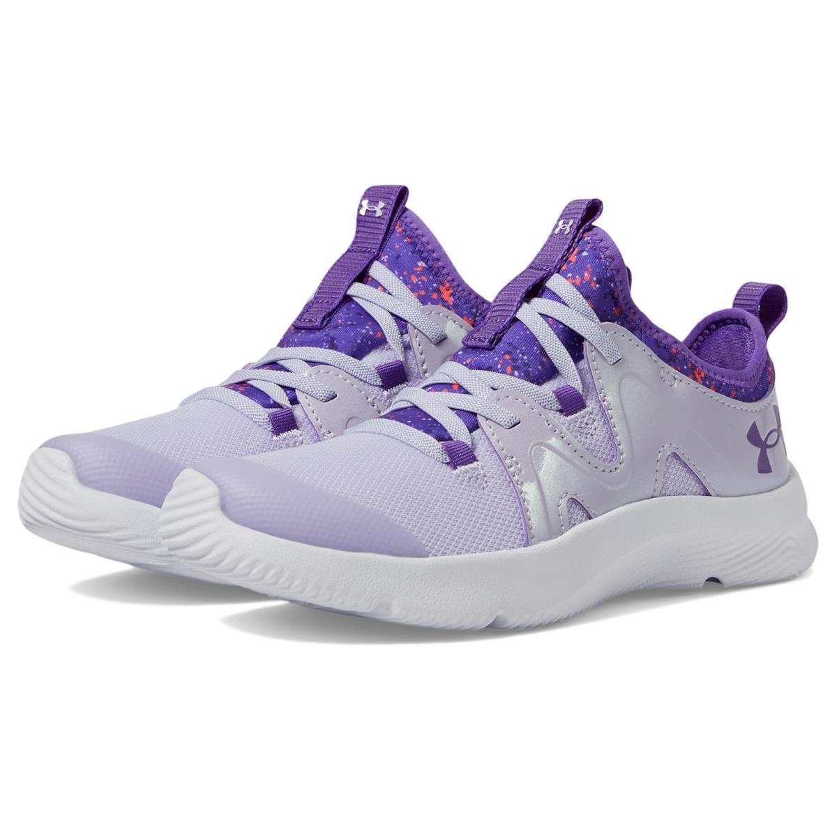 Girl`s Shoes Under Armour Kids Pre School Infinity Alternate Lace Little Kid Salt Purple/Lavish/Lavish