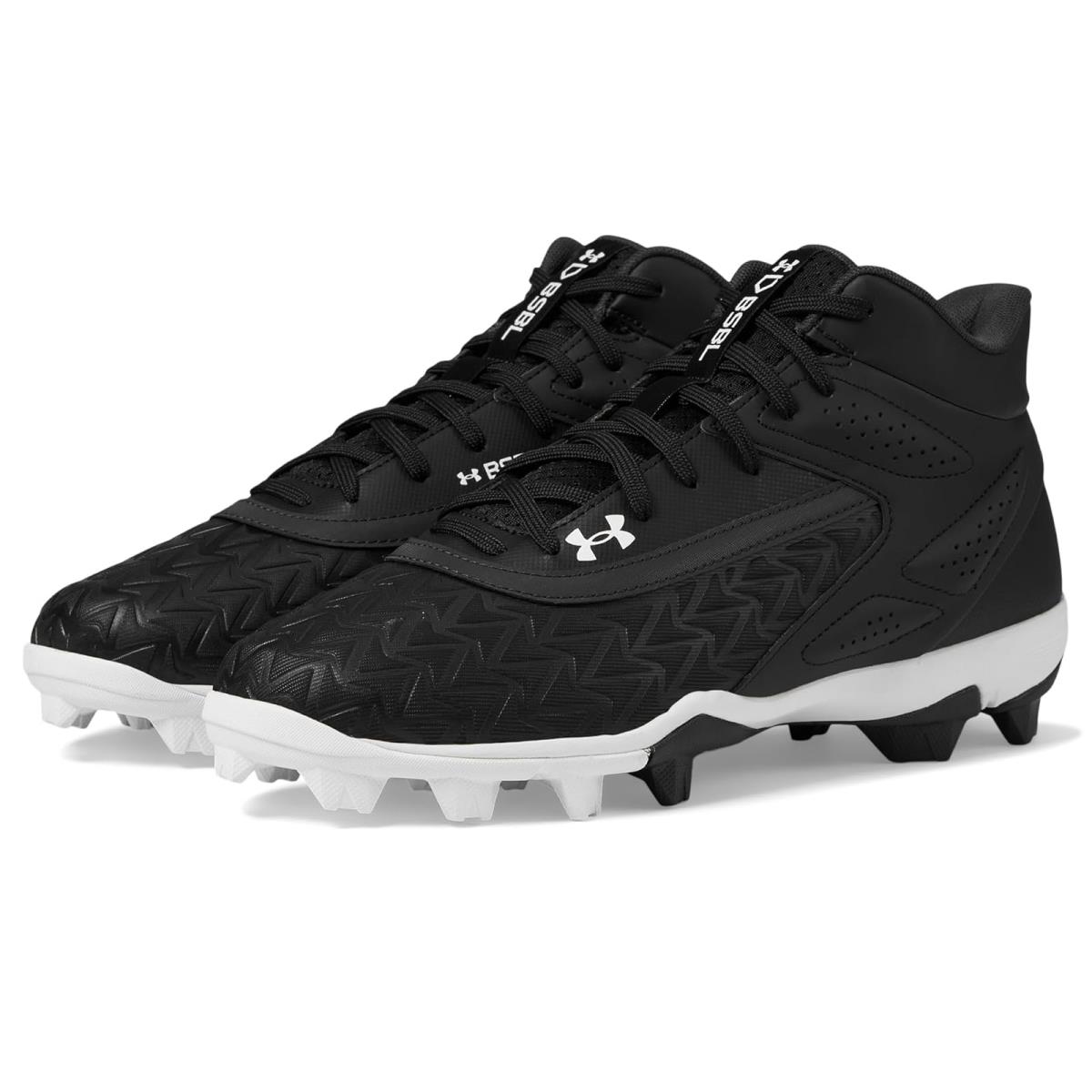 Man`s Sneakers Athletic Shoes Under Armour Leadoff Mid 3.0 Baseball Cleat