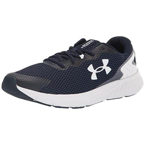 Under Armour Men`s Charged Rogue 3 Road --running Shoe Jet Gray-black-panic Ora