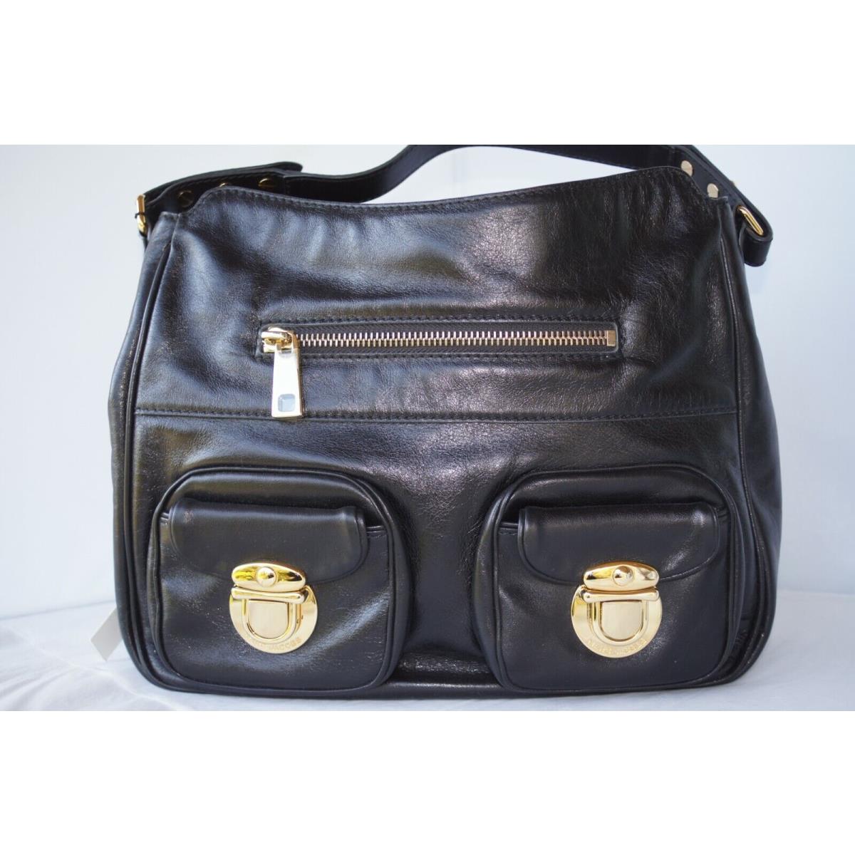 Marc Jacobs Bag Angela Hobo Black Shoulder Handbag