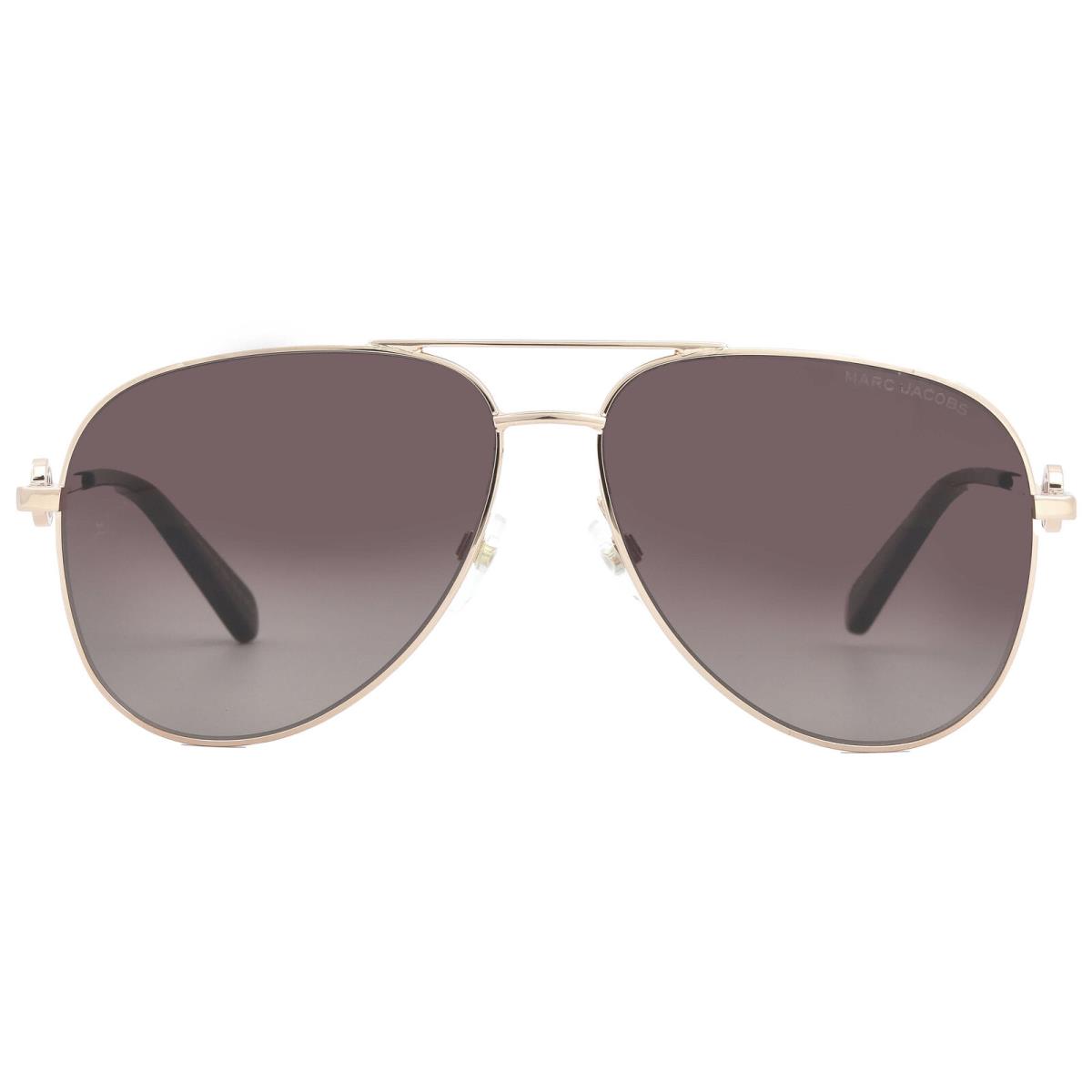 Marc Jacobs Brown Gradient Pilot Ladies Sunglasses Marc 653/S 001Q/HA 59