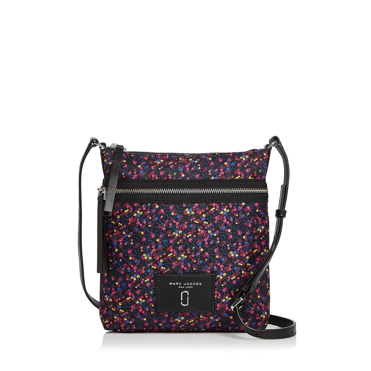 Marc Jacobs Women`s Biker North/south Mixed Berries Print Nylon Crossbody Bag