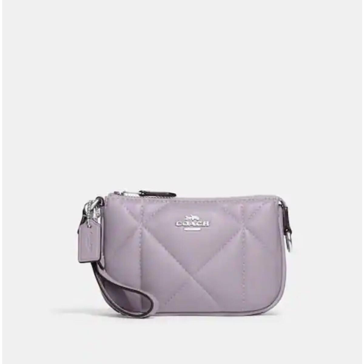 Coach CJ523 Nolita 15 with Puffy Diamond Quilting in Silver/mist