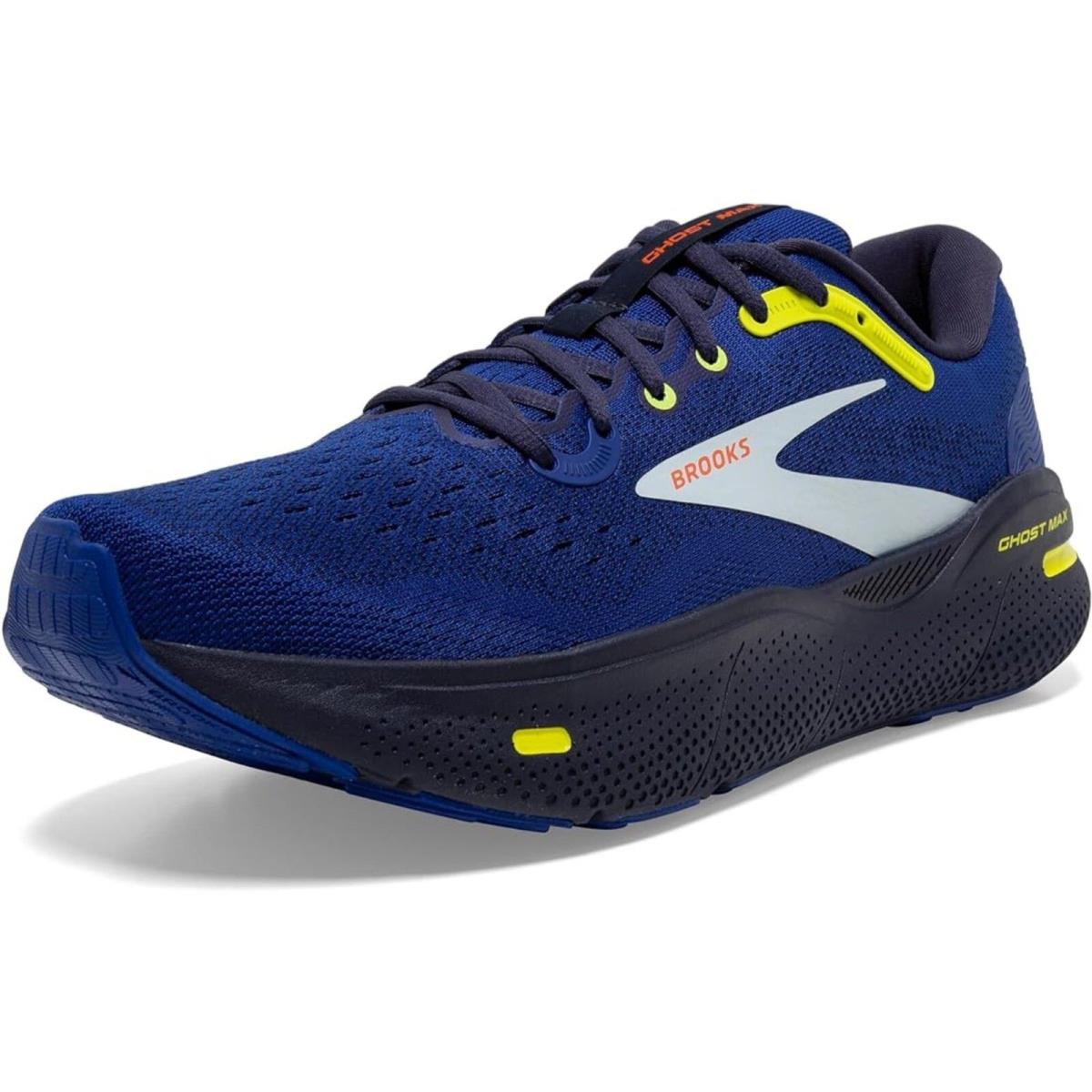 Brooks Men s Ghost Max Running Shoes - Surf The Web/peacoat/sulphur - 15 Medium