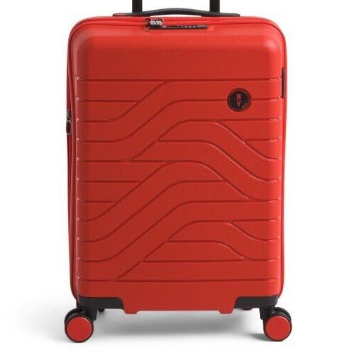 Brics 21in Red Striped Expandable Hardcase Carry-on Spinner Tsa Lock Usb Port