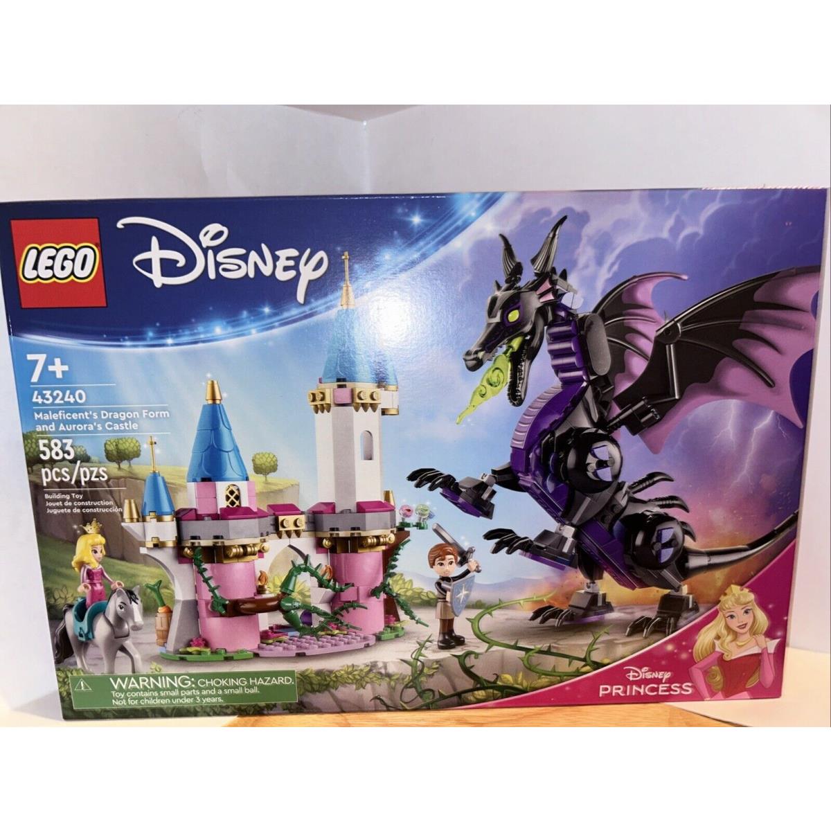 Lego Disney: Maleficent s Dragon Form and Aurora s Castle 43240 New/sealed