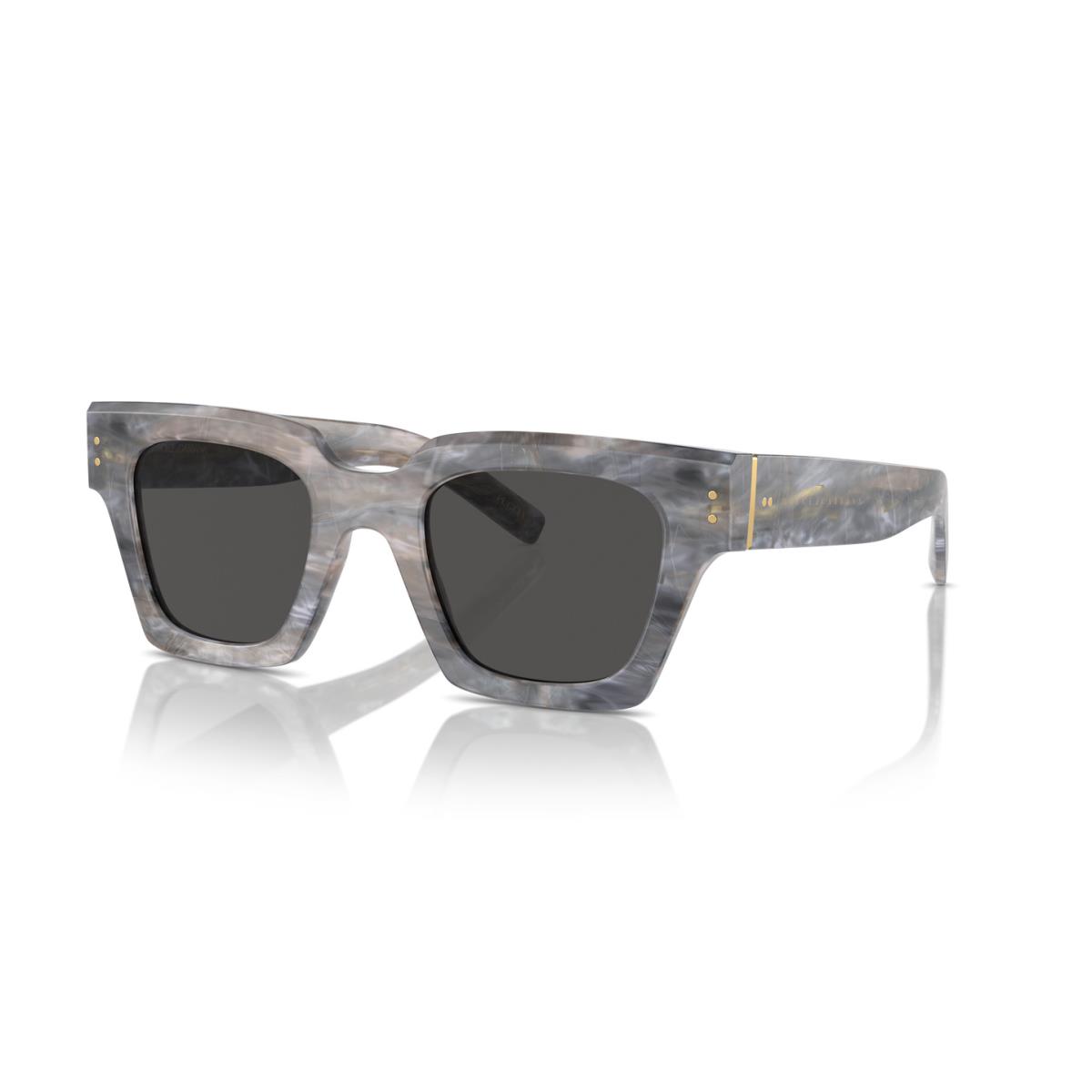 Dolce Gabbana Men`s 48mm Marbled Grey Sunglasses DG4413-342887-48