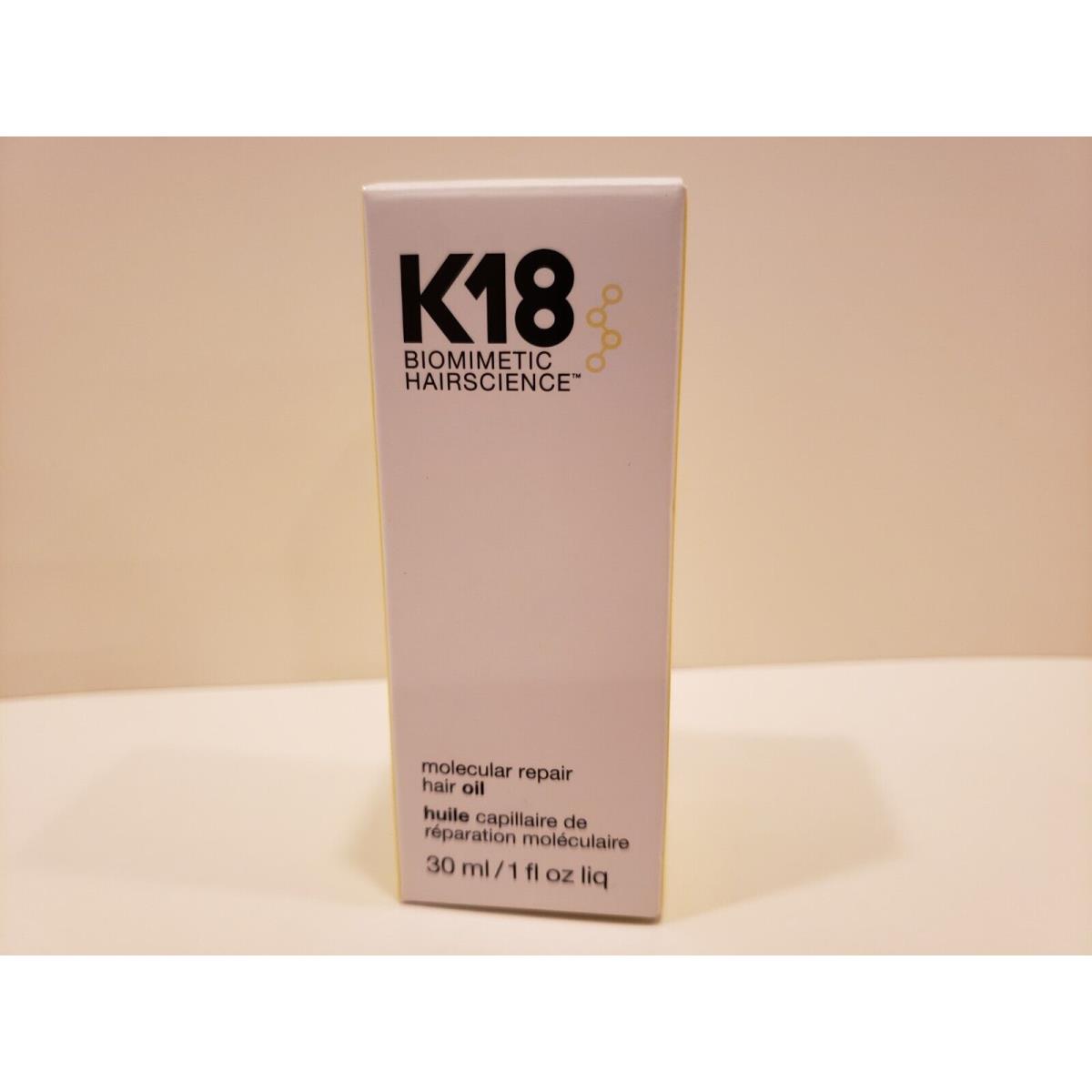 Chanel K18 Molecular Repair Hair Oil 1 Fl Oz