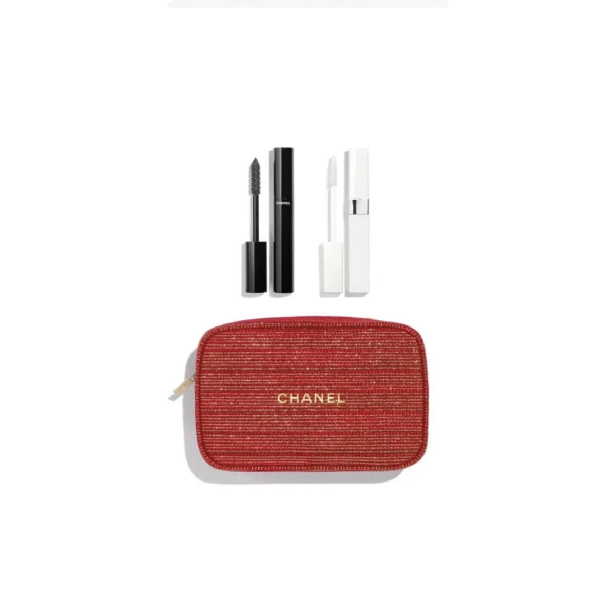 Chanel Limited Edition Holiday 2022 GO TO Extremes Mascara Gift Set Pouch