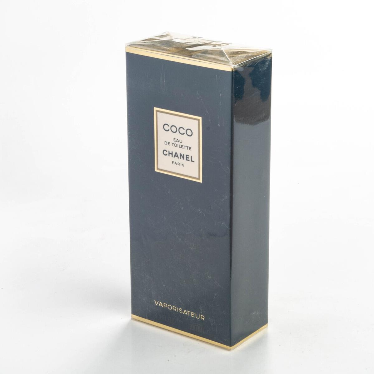 Chanel Coco Eau de Toilette Edt 3.4OZ 100ml Spray Vintage 1991 Box