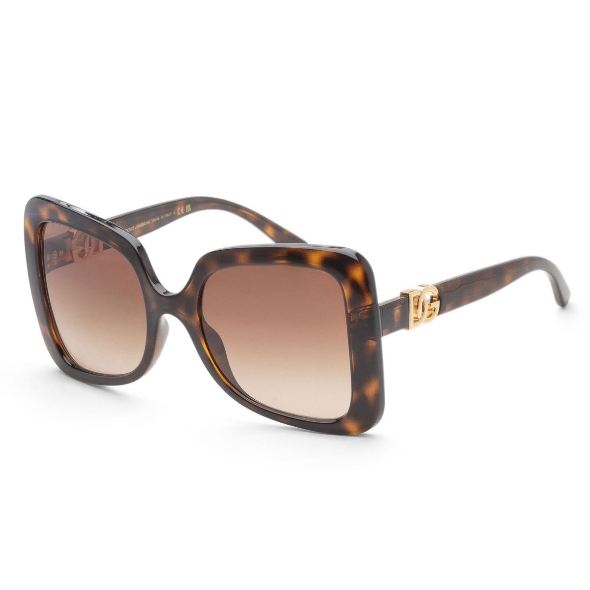 Dolce Gabbana Women`s 56mm Havana Sunglasses DG6193U-502-13-56