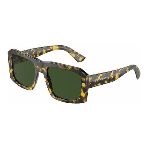 Dolce Gabbana Men`s 54mm Havana Yellow Sunglasses DG4430-343371-54