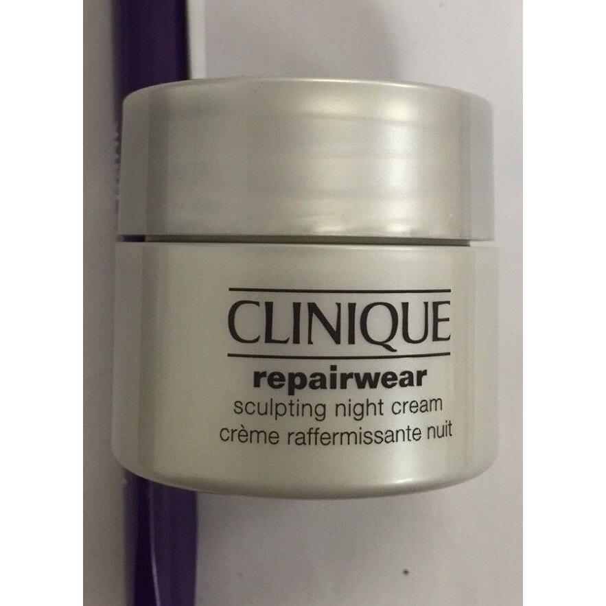 Clinique Repairwear Sculpting Night Cream 0.5 oz/15 ml Lot Creme Discontinue lot 1