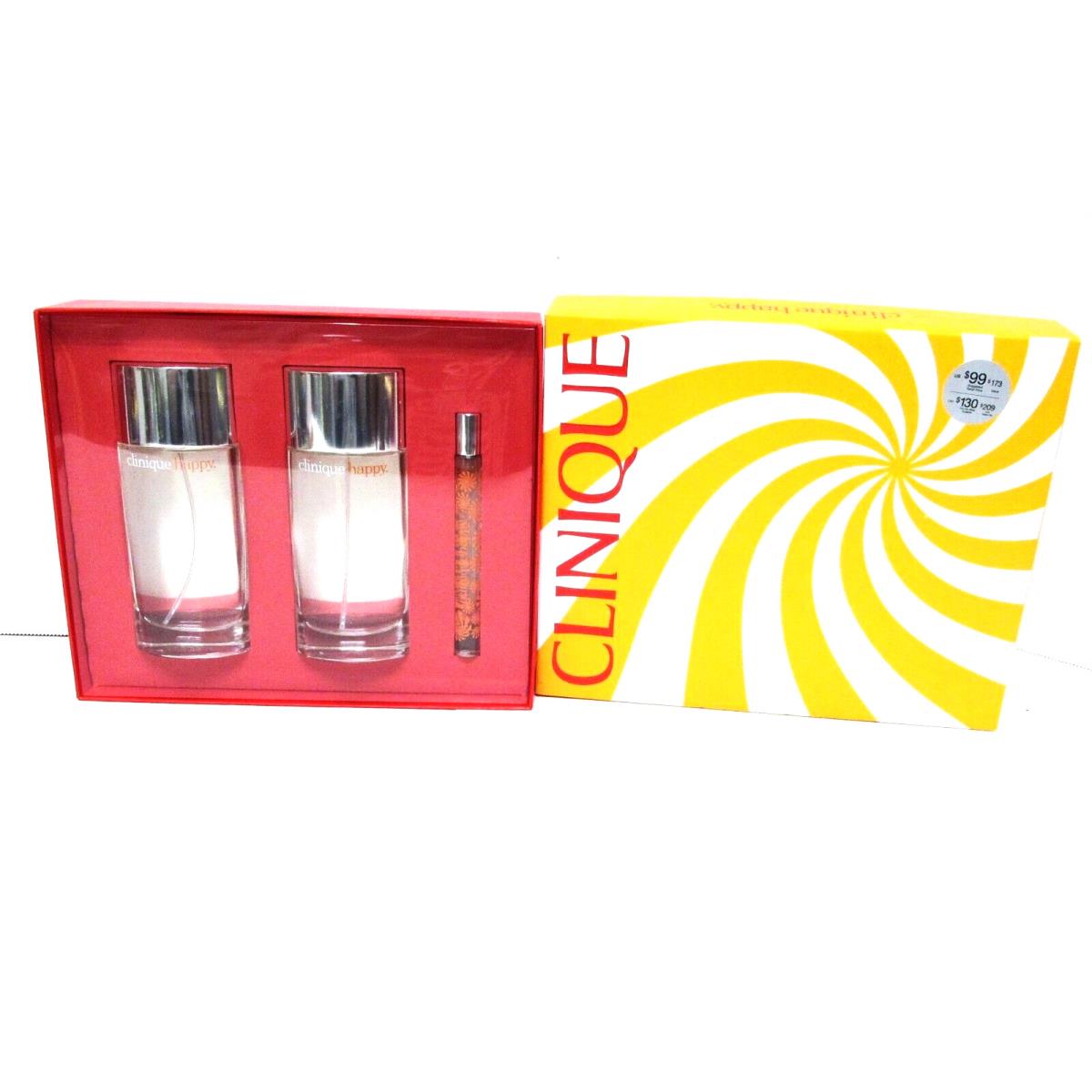 Clinique Whole Lotta Happy Set Includes 2 Bottles 3.4 OZ One .34 OZ