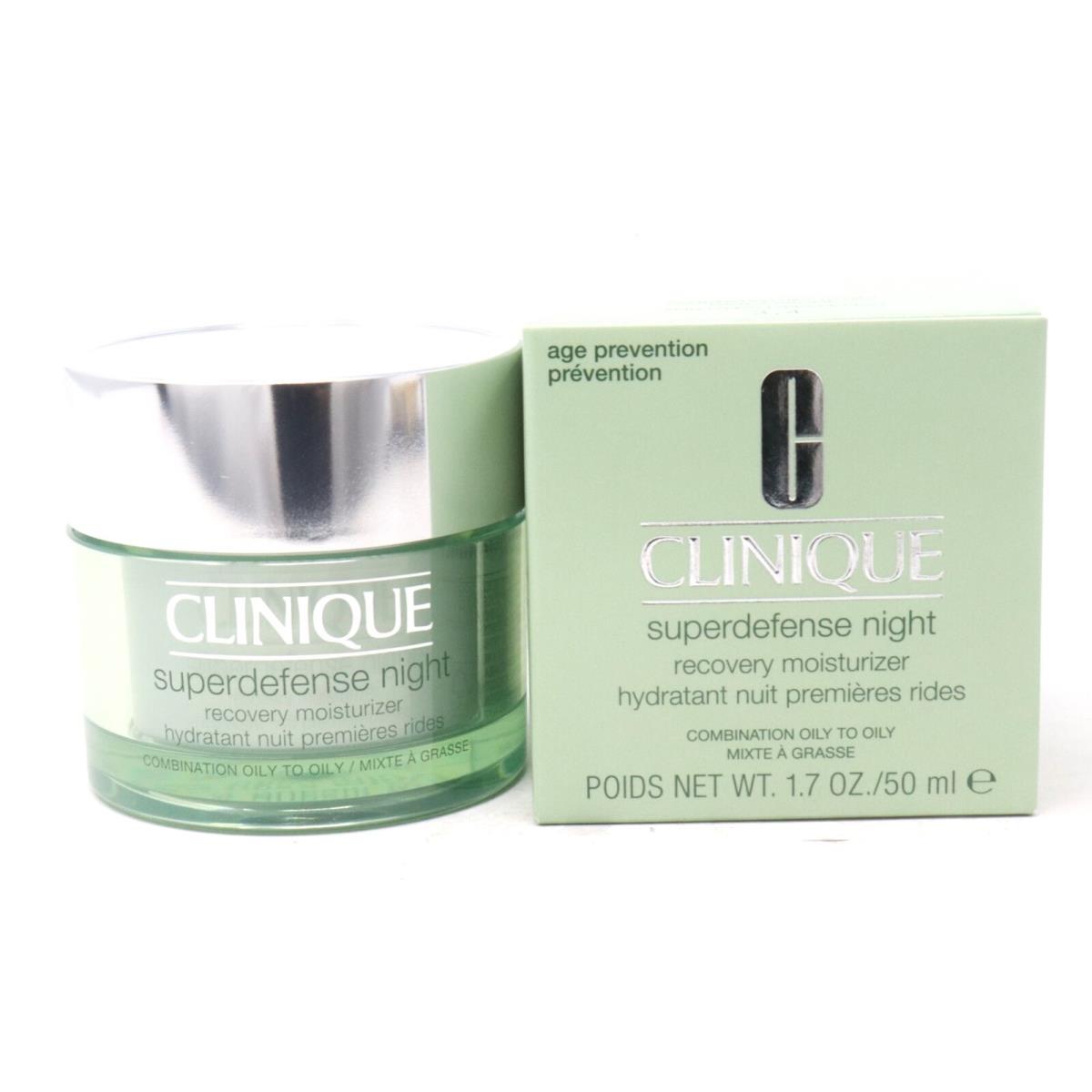 Clinique Superdefense Night Recovery Moisturizer 1.7oz/50ml