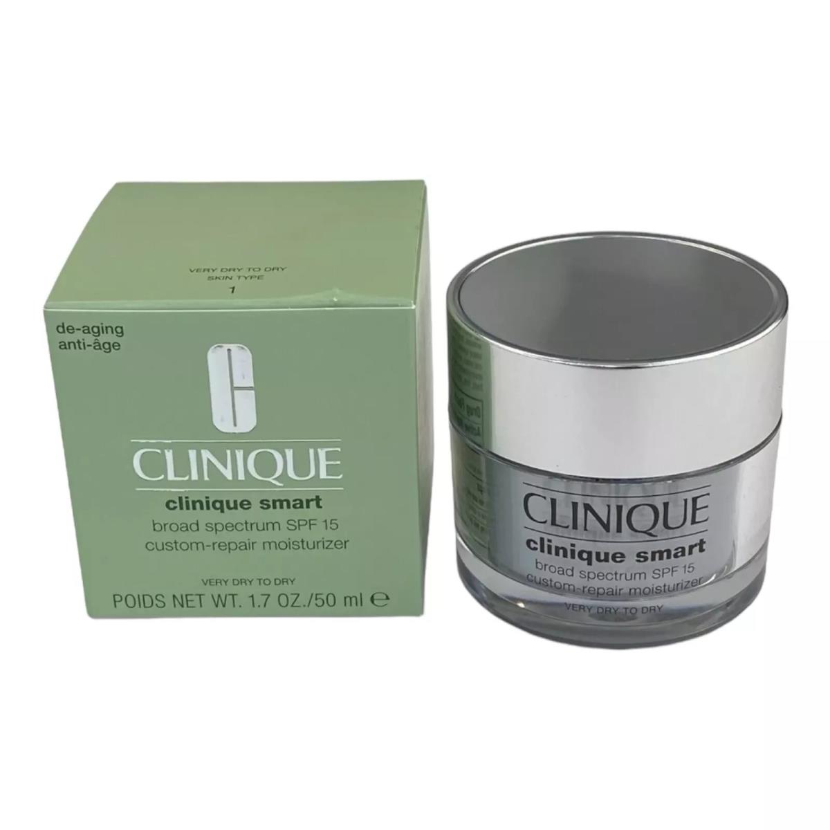 Clinique Smart Spf 15 Day Moisturizer Custom-repair Very Dry - Dry 1.7oz