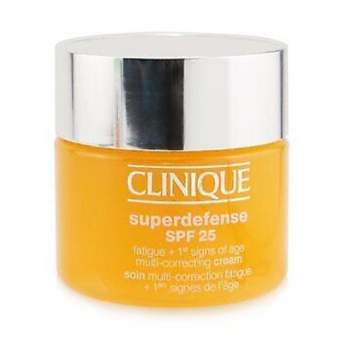 Clinique Superdefense Spf 25 Fatigue + 1st Signs Of Age Multi-correcting Cream